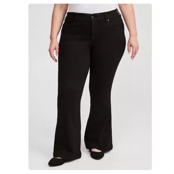 torrid Denim - Torrid Black Premium Bombshell High-Rise Flare Jeans